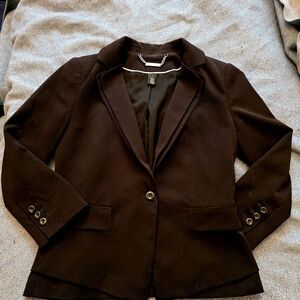 White House Black Market Elegant Black Blazer Sz 4